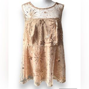 Torrid Sequins Embellished Babydoll Blouse